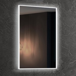 EU och USA lyx LED-upplyst bakgrundsbelyst badrumspegel-ENE-AL-113