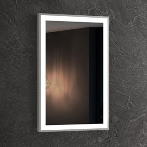 EU och USA lyx LED-upplyst bakgrundsbelyst badrumspegel-ENE-AL-108
